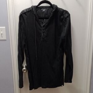 DKNY Jeans Black Cotton Top